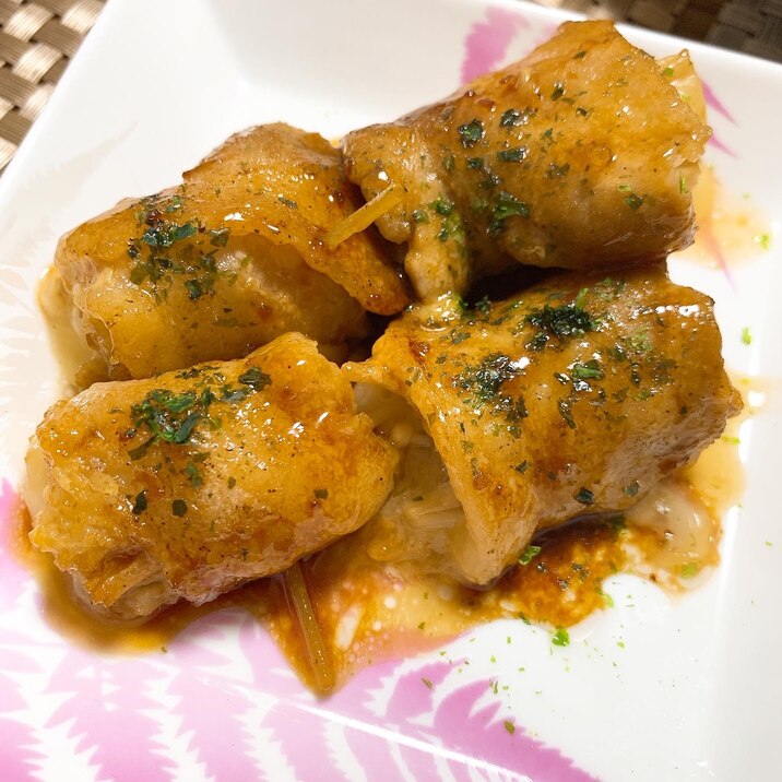 簡単*えのきとチーズの肉巻き*